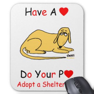 Shelter Dog   Pet Adoption Mousepad