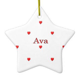 Ava Christmas Ornament