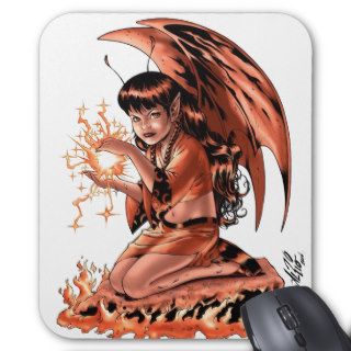 Evil fairy mouse pad