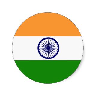 Indian flag stickers