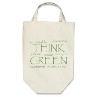 Think Green Buzz Words Bag
