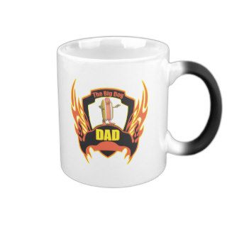 Big Dog Dad Fathers Day Gifts Coffee Mugs