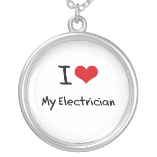 I love My Electrician Necklace