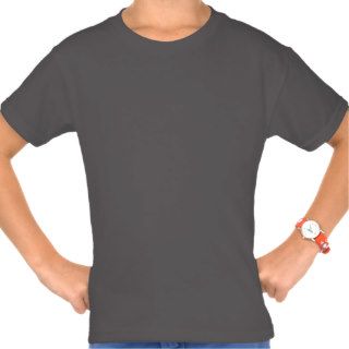Plain Smoke Gray Girls' Hanes Tagless T Shirt