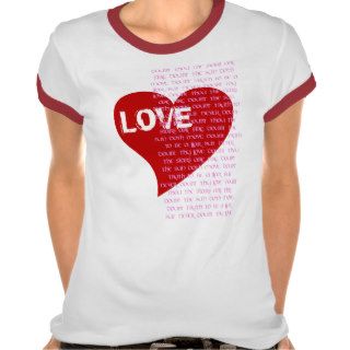 Love Heart Poem Shirt