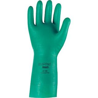 Ansell Sol Vex Unsupported Nitrile Gloves, 15 mil., Straight Cuff, X Large, Green, 12 Pairs  Make More Happen at