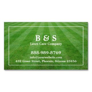 Lawn Care Field Grass Business card