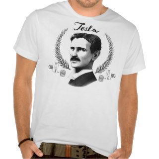 Men's White Tesla T Shirt