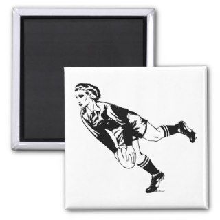 Womens' Rugby Pass Refrigerator Magnets