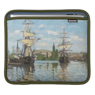 Ships Riding on the Seine at Rouen, 1872 73 Sleeves For iPads