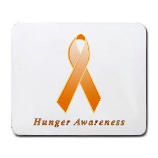 Hunger Awareness Ribbon Mouse Pad 