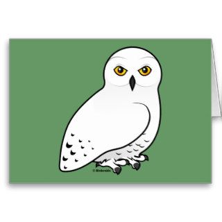 Birdorable Snowy Owl Cards