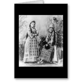 Russian Peasant Women 1901 Greeting Card