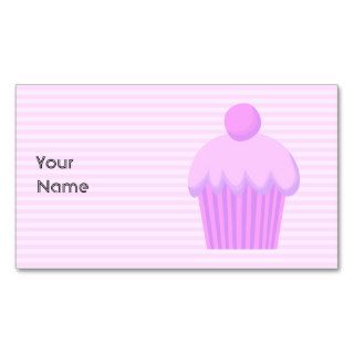 Pink Cupcake. Business Card Templates