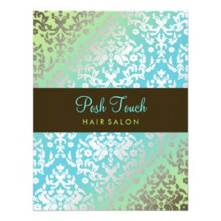 311 Dazzling Damask Turquoise & Lime Announcement