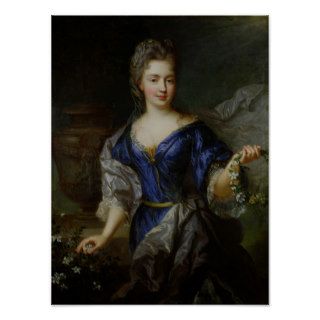 Marie Anne de Bourbon  Princess of Conti Print