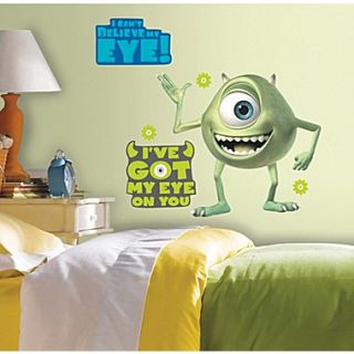 RoomMates Monsters inc. Mike Peel and Stick Giant Wall Decal  Make More Happen at