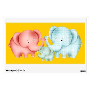 Elephant Family Wall Decals