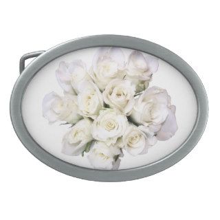 White Roses Belt Buckle