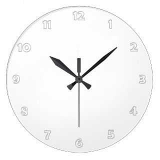 Clock Face Numbers   Outline for your design Wallclocks