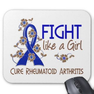 Fight Like A Girl Rheumatoid Arthritis 38.82 Mousepads