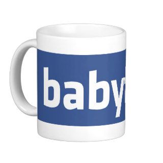 babyface funny social networking parody coffee mug