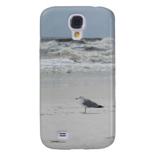 Seagull on the Beach Samsung Galaxy S4 Covers