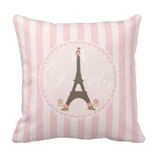 Paris in Spring Girly Pillows