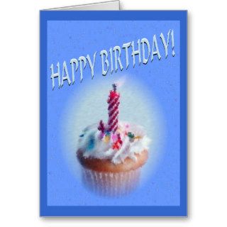 Happy Birthday Cupcake Card