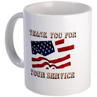 Thank You For Your Service Mug Military Mug by  Kitchen & Dining