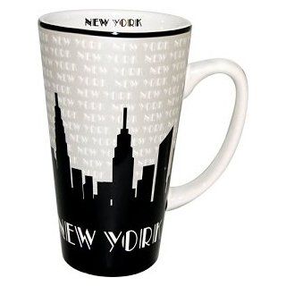 New York Mug   Grey Java 16oz., New York Mugs, New York Souvenirs, NYC Coffee Mugs Kitchen & Dining