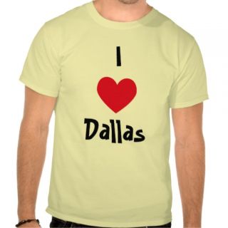 I Heart Dallas Tee Shirt