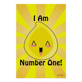 I Am Number One Chibi Potty Poster