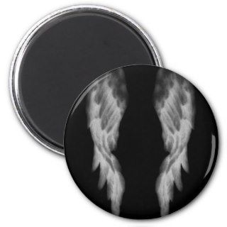 Black Angel Wings Magnets