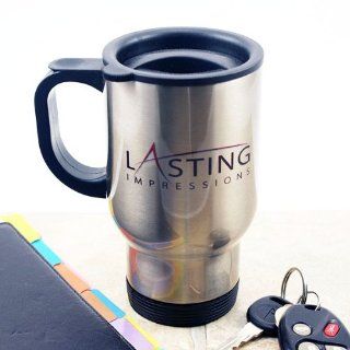 Silver Stainless Steel Personalized Travel Mug  