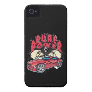 Pure Power Muscle Cars Skull iPhone4 iPhone4s Case iPhone 4 Case