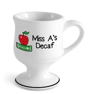 Personalized Teacher's Pedestal Mug Kitchen & Dining