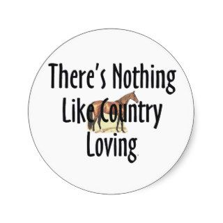 TEE Country Love Round Sticker