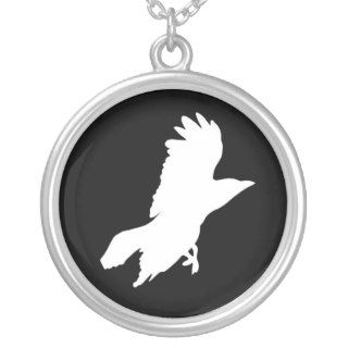 Ghost Raven Eternal Circle Necklace