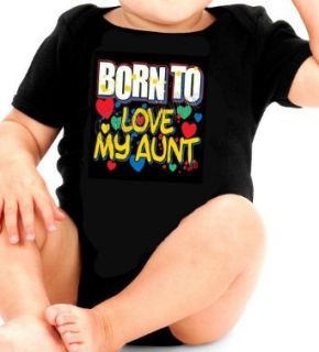 Aunt Infant Romper   Born to Love My Aunt Infant Baby Creeper Clothing