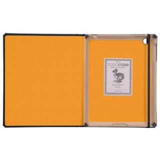 Solid Dark Orange iPad Folio Case