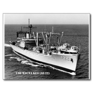USS MAUNA KEA (AE 22) POST CARD