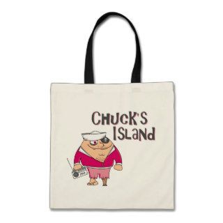 Peg Leg Sailor Pirate Beach Bum Cartoon Bag