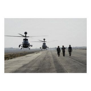 U.S. Army OH 58D Kiowa Helicopters Posters