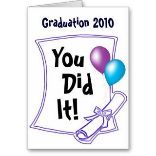 Graduation 2010 Card