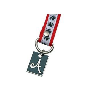 Dog Paw Print Letter A Pet Lover Charming KEYper Keychain  Key Tags And Chains 