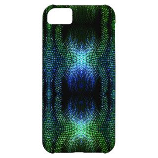 Green Glow Snake Skin Case For iPhone 5C