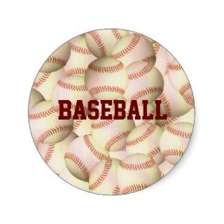 Bouncing Baseballs Personalized Sticker