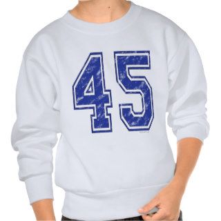 45 Custom Jersey Pullover Sweatshirts