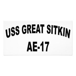 USS GREAT SITKIN (AE 17) PERSONALIZED PHOTO CARD